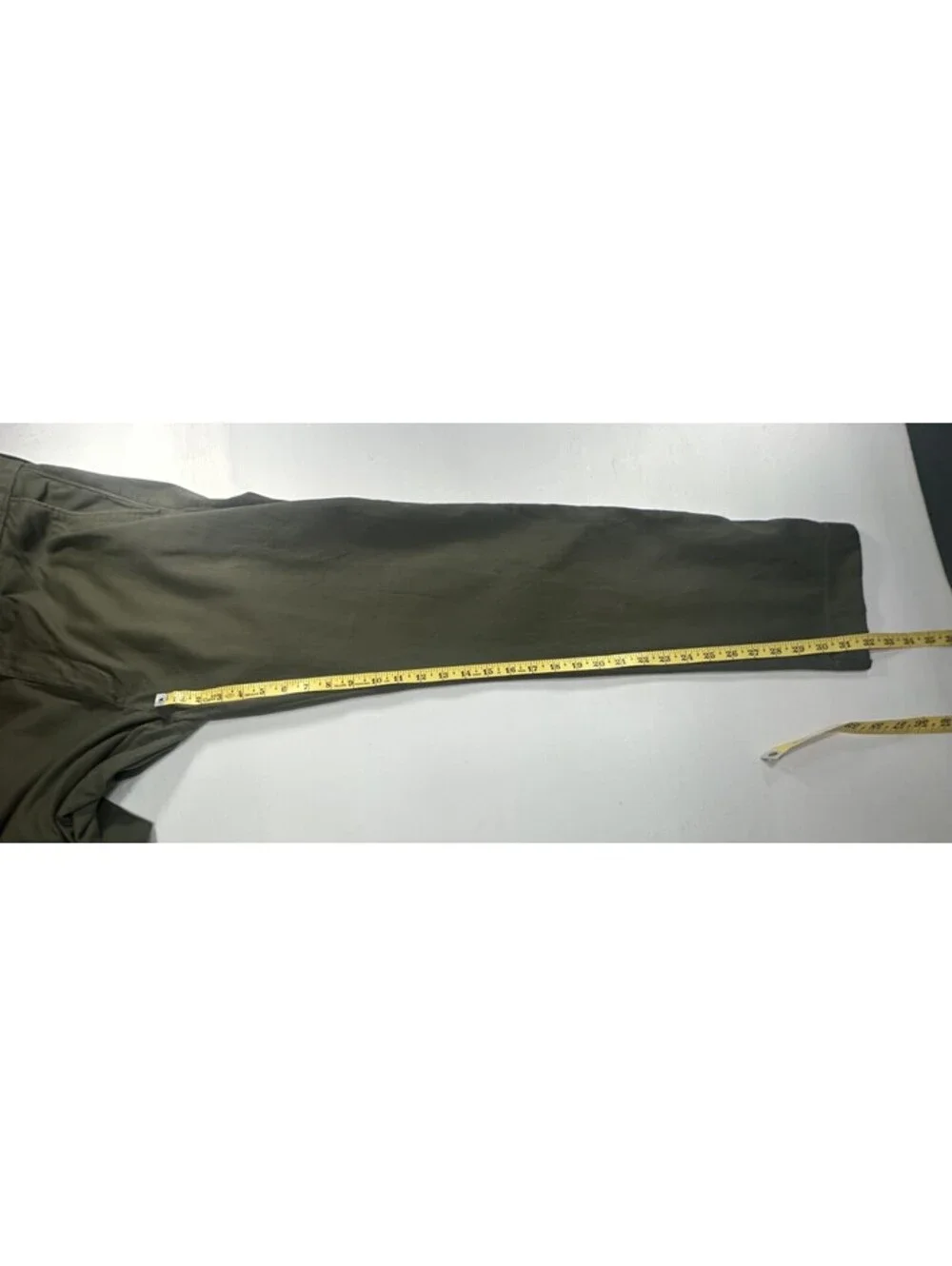 J Crew Flex Slim Fit Flat Front Chinos Green Mens 36/32